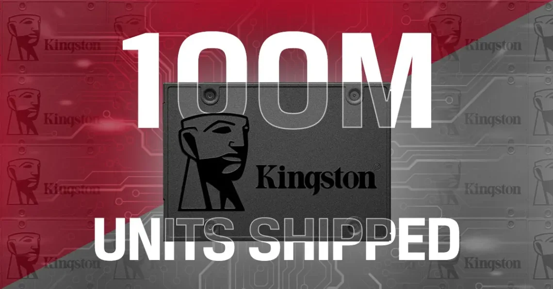 Kingston, Dünya Genelinde 100 Milyon A400 SATA SSD Sevkiyatını Aştı 1 Kingston, Dünya Genelinde 100 Milyon A400 SATA SSD Sevkiyatını Aştı
