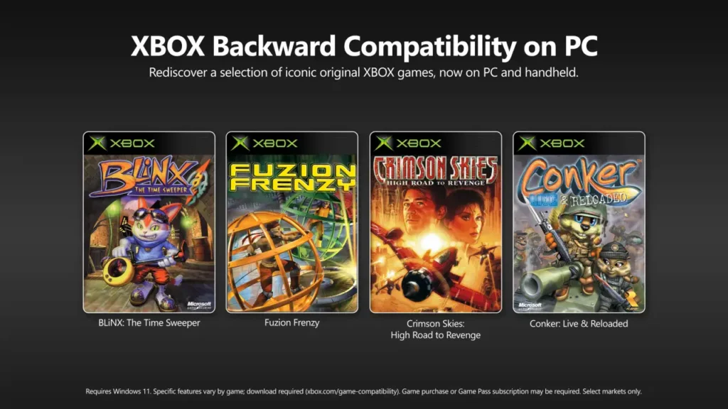 Xbox, orijinal konsol oyunlarını PC'ye getiriyor 2 Wallbang Gaming Network