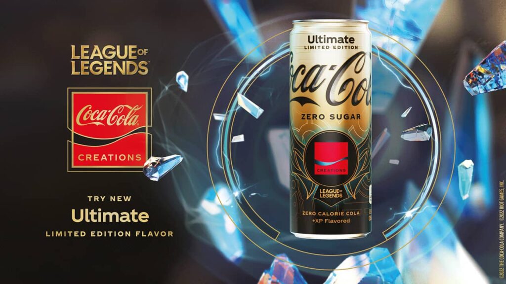 Coca-Cola ve Riot Games'ten iş birliği Coca-Cola Ultimate Zero Sugar