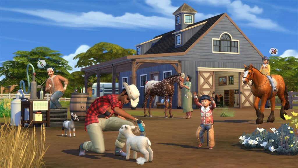 The Sims 4 Horse Ranch genişleme paketi yayınlandı