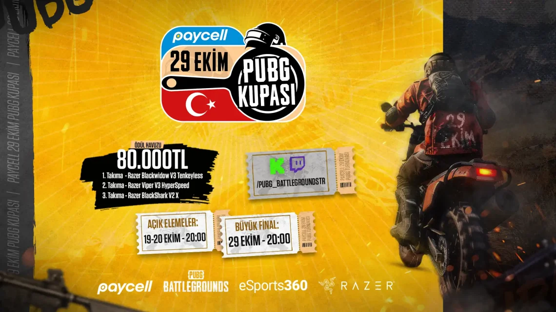 PAYCELL 29 Ekim PUBG Kupası başlıyor! 1 PAYCELL 29 Ekim PUBG Kupası başlıyor!