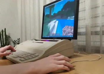 Optima SP 26 daktilo, oyun makinesine dönüştü