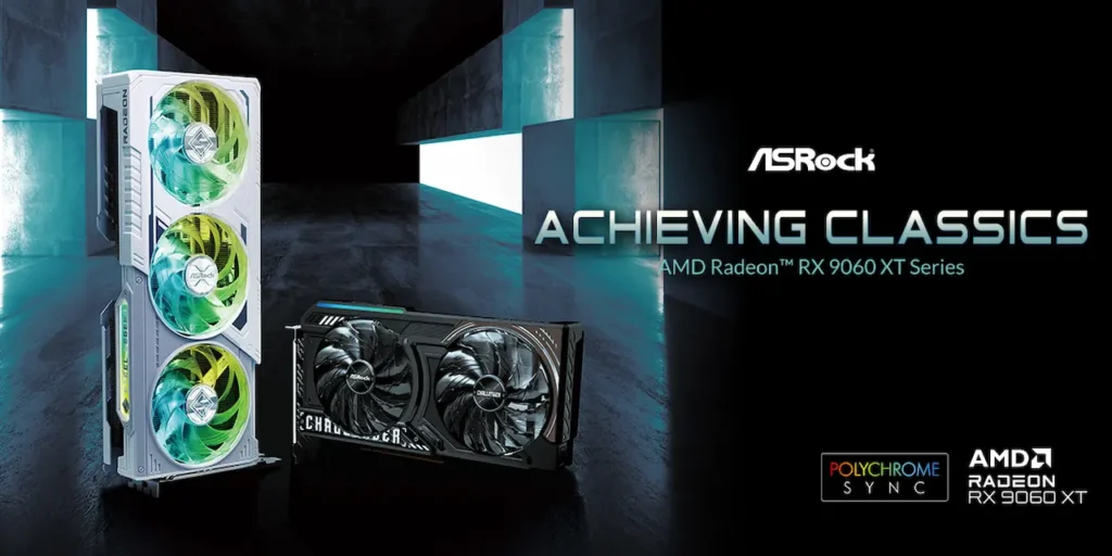 ASRock AMD Radeon RX 9060 XT Serisi Türkiye’de Satışa Çıkıyor