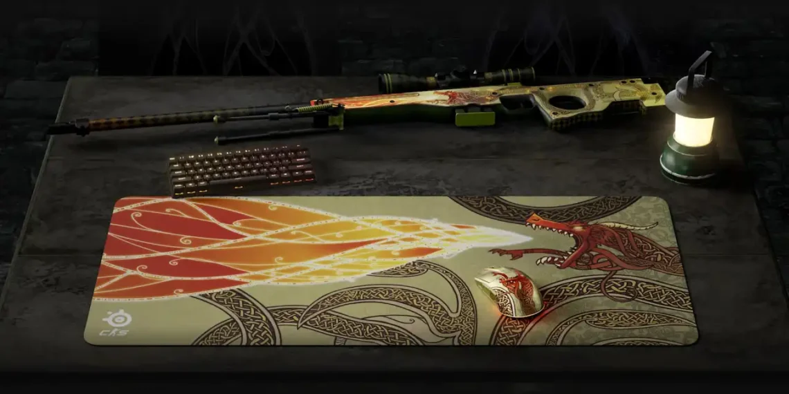SteelSeries’ten CS2 Dragon Lore temalı Mouse ve Mousepad