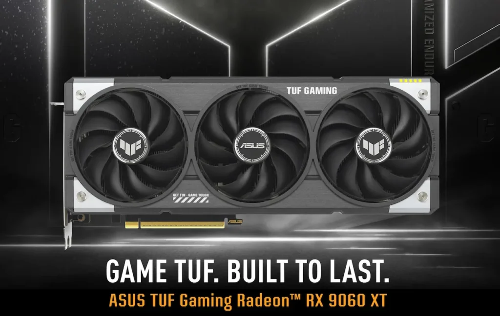 ASUS, TUF Gaming, Prime ve ASUS Dual aileleri i̇çin Radeon RX 9060 XT modelini tanıttı