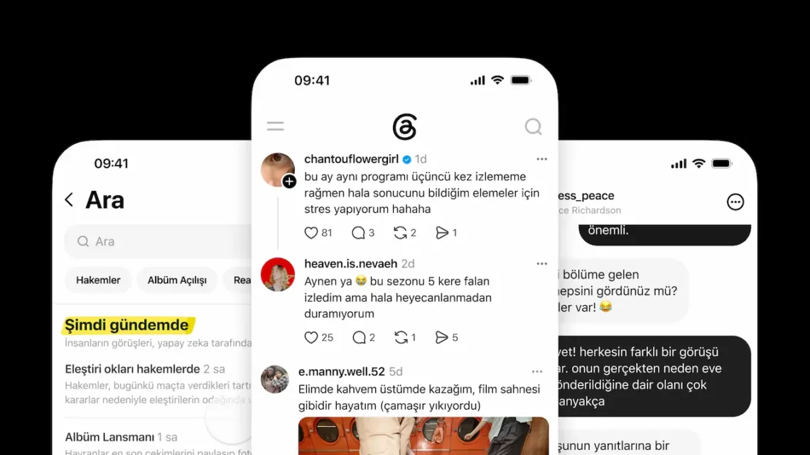 Threads yeni özelliklerle Türkiye’ye geri döndü